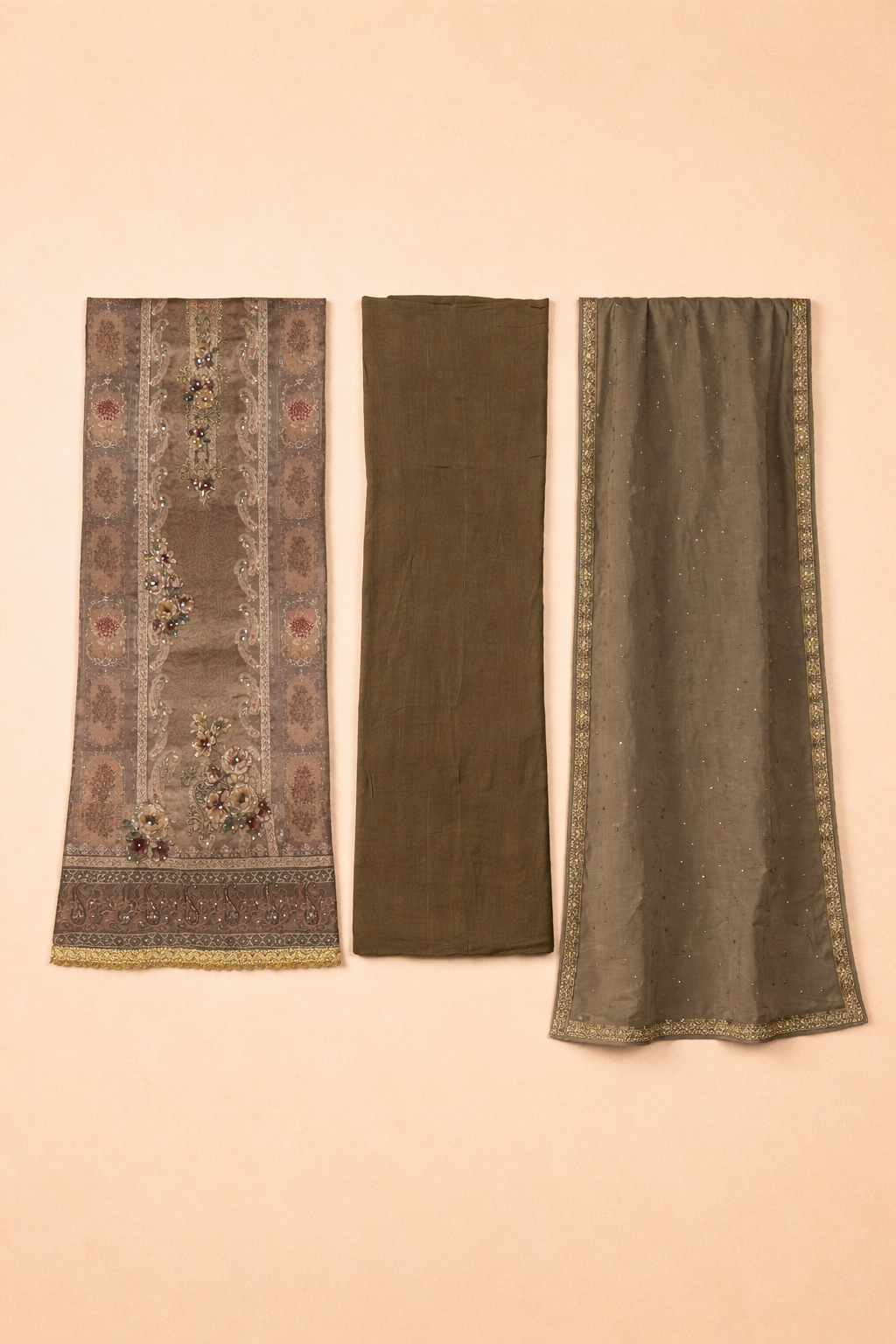 Mrinalini Khatli Crepe Suit Set