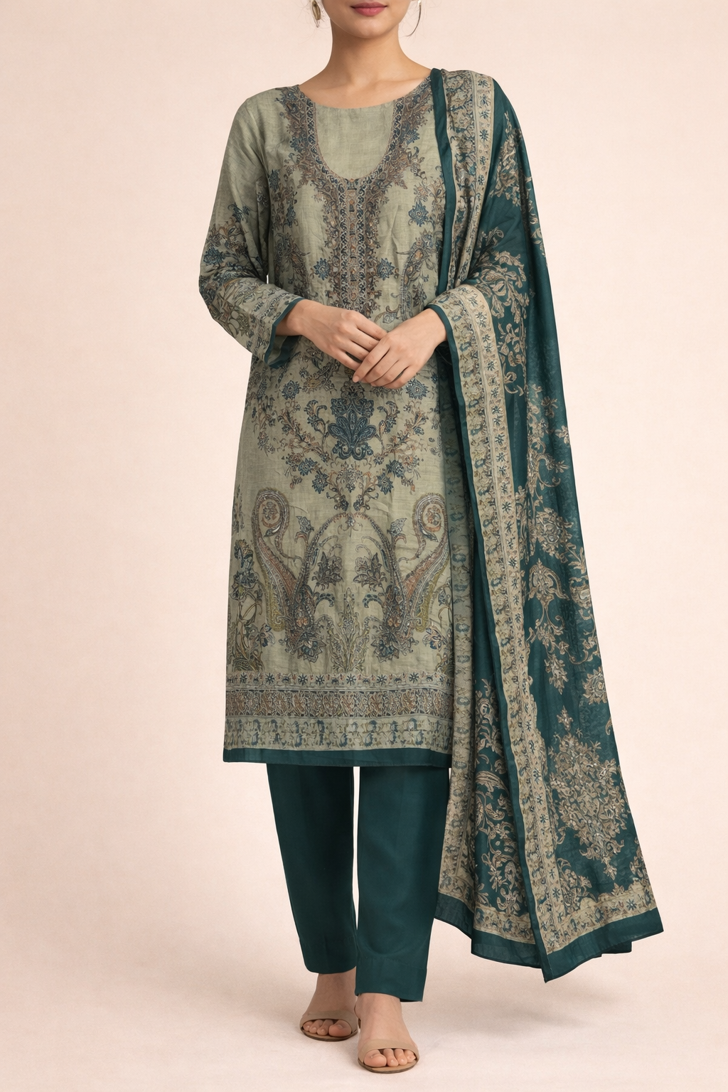 Chandrika Chanderi Foil Set