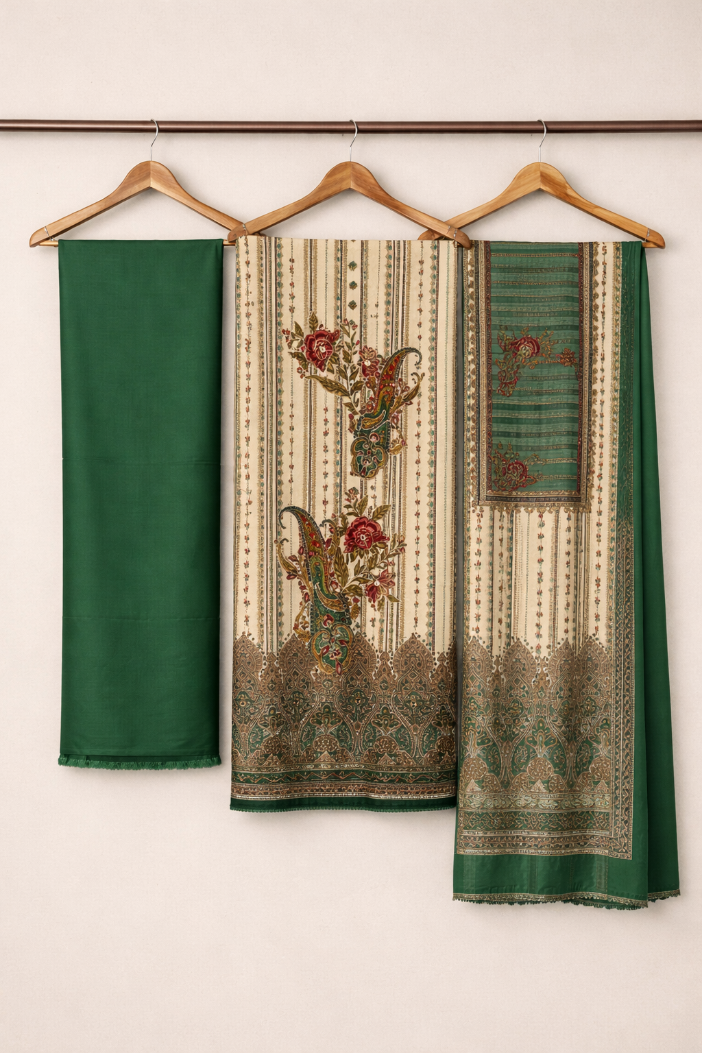 Modal Ari Elegance Unstitched Suit Set