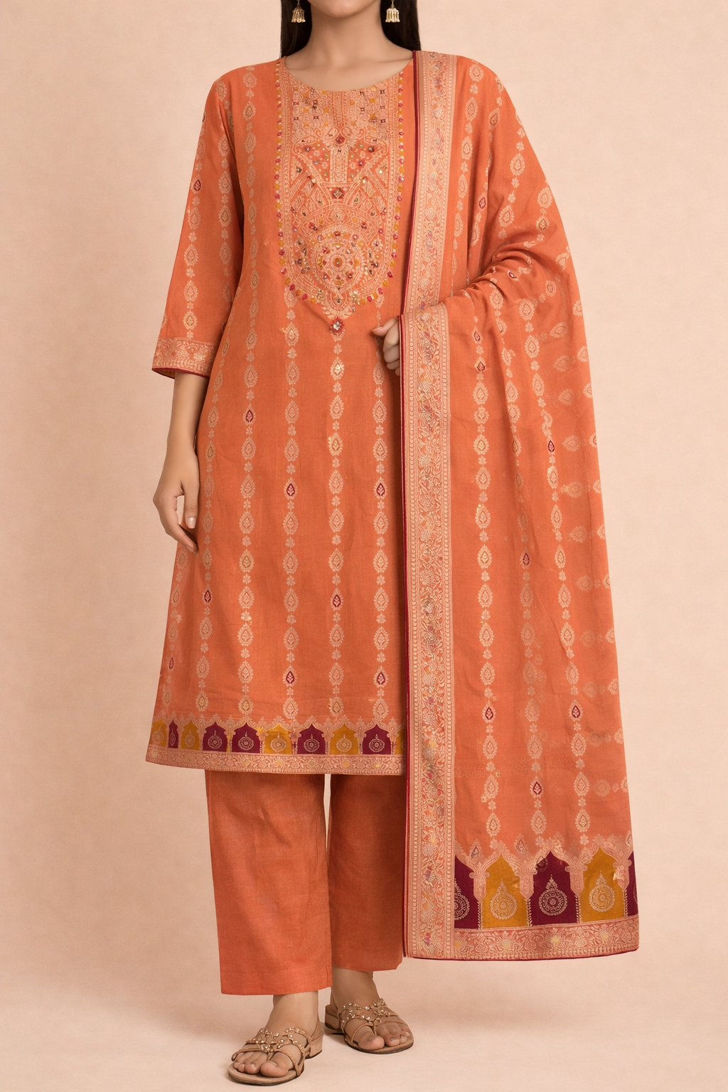Jacquard Handwoven Grace Suit