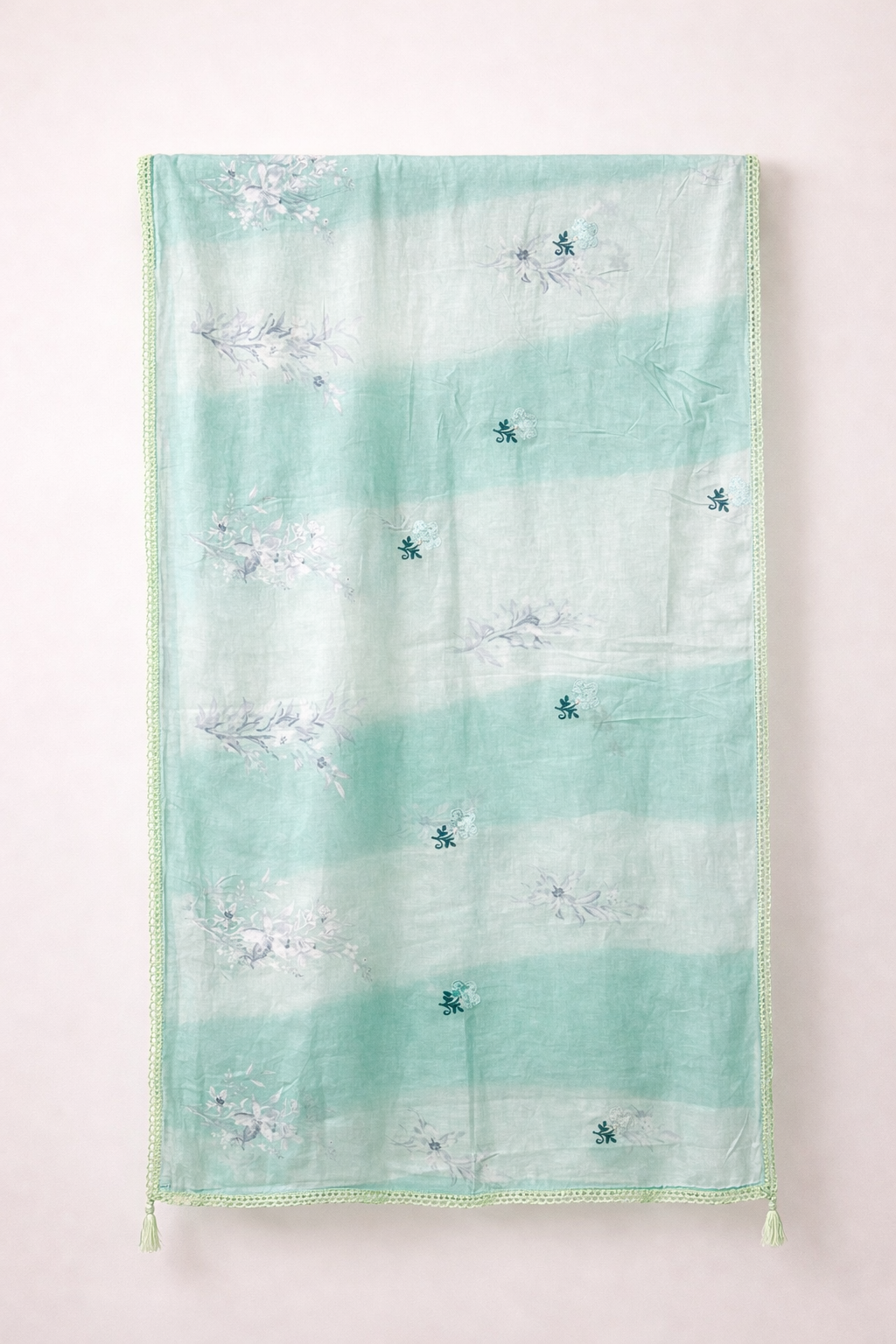 Pushpa Resham Diamond Unstitched Suit Set – Cambric Cotton