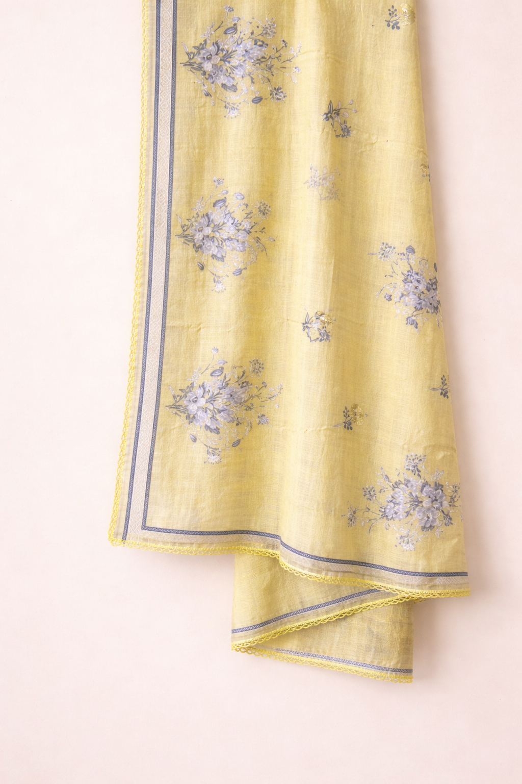 Pushpa Resham Diamond Unstitched Suit Set – Cambric Cotton