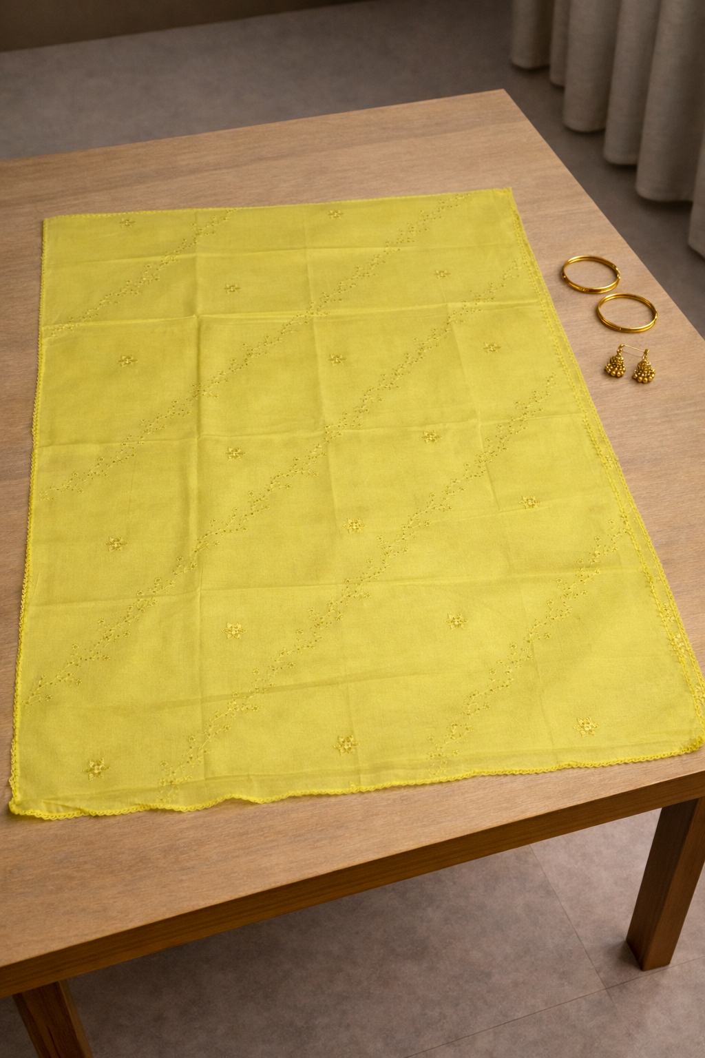 Panel Embroidery Unstitched Suit Set