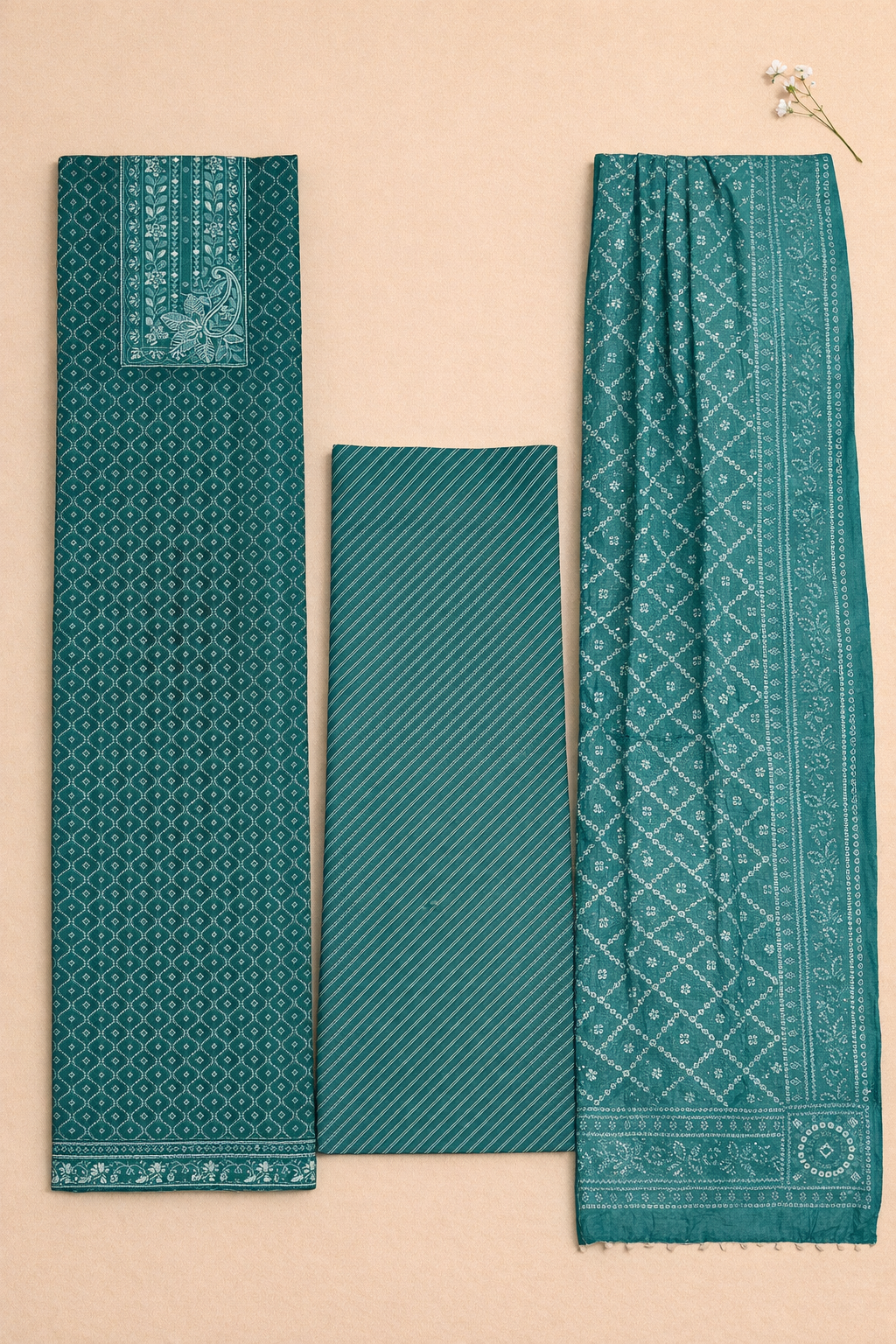 Neel Akaar Unstitched Suit Set