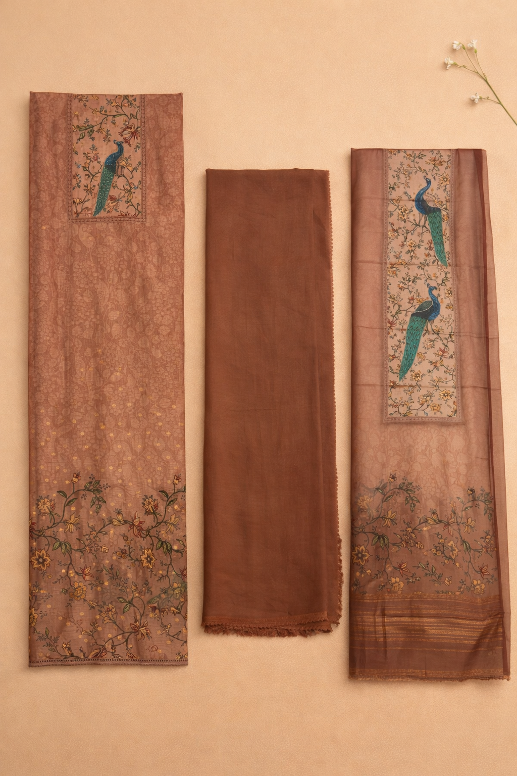 Banarasi Modal – Kashmiri Jaal Unstitched Suit Set