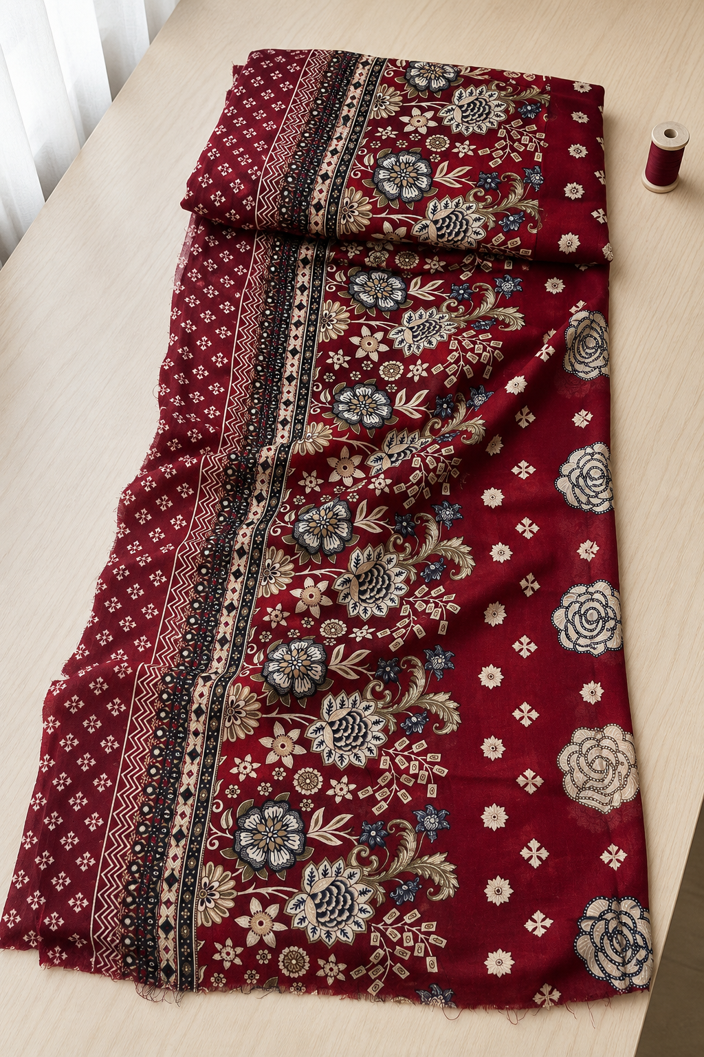 N.G. Runes Rayon Stone Work Dress Material
