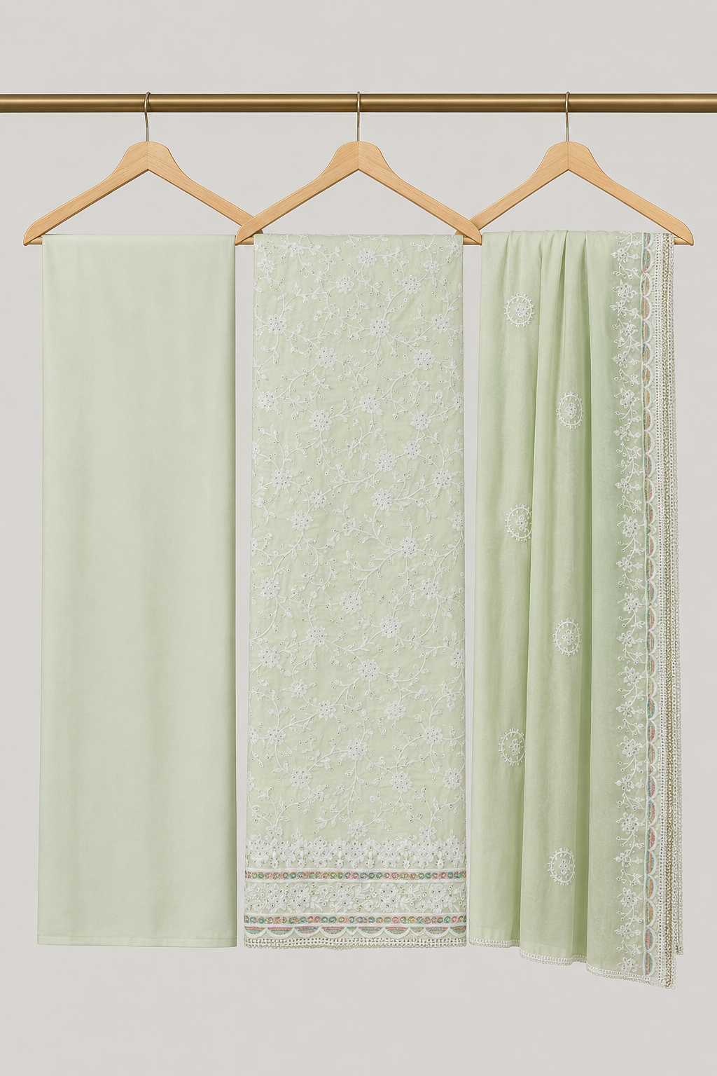 Malika – Cotton Embroidery Suit Set