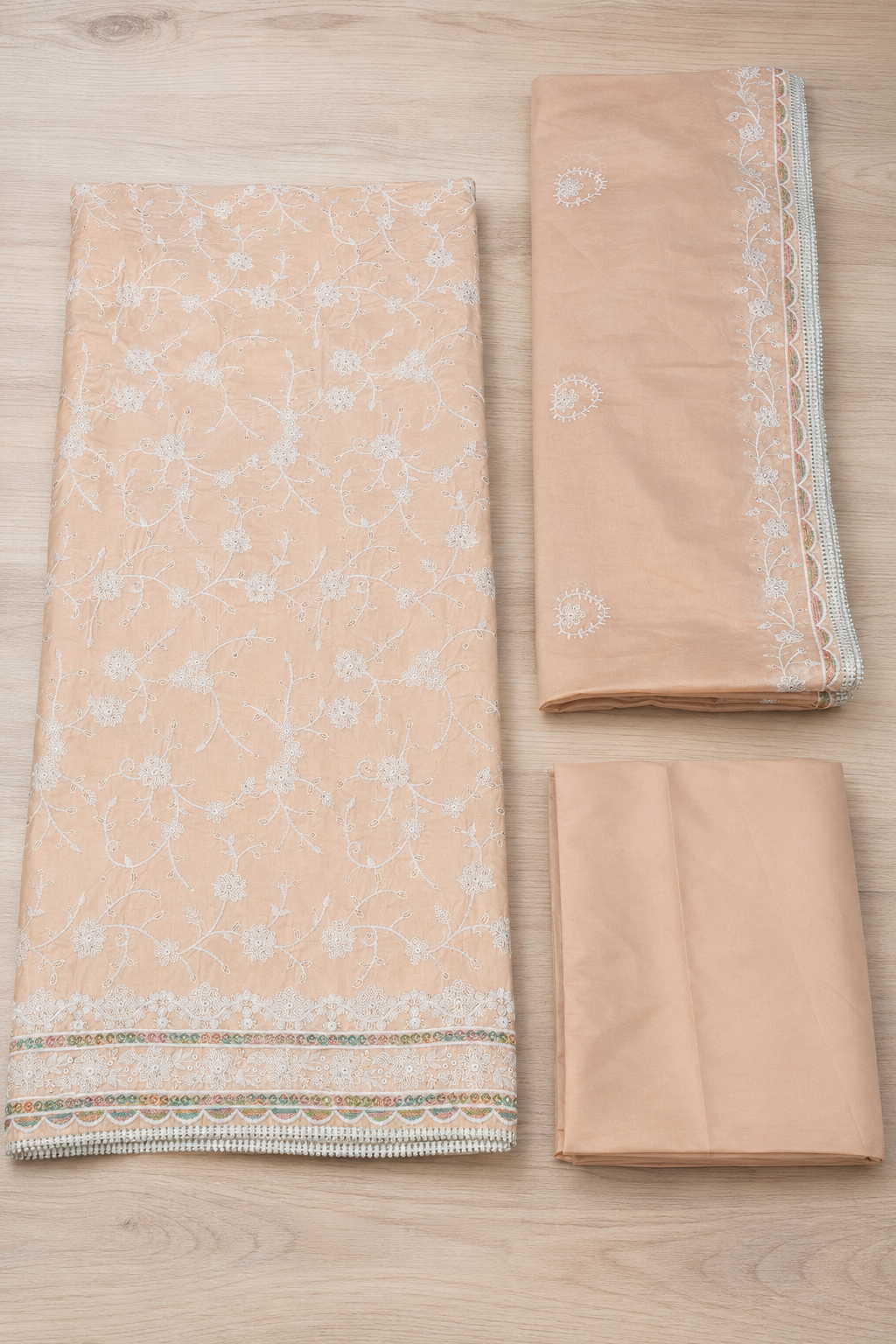 Malika – Cotton Embroidery Suit Set