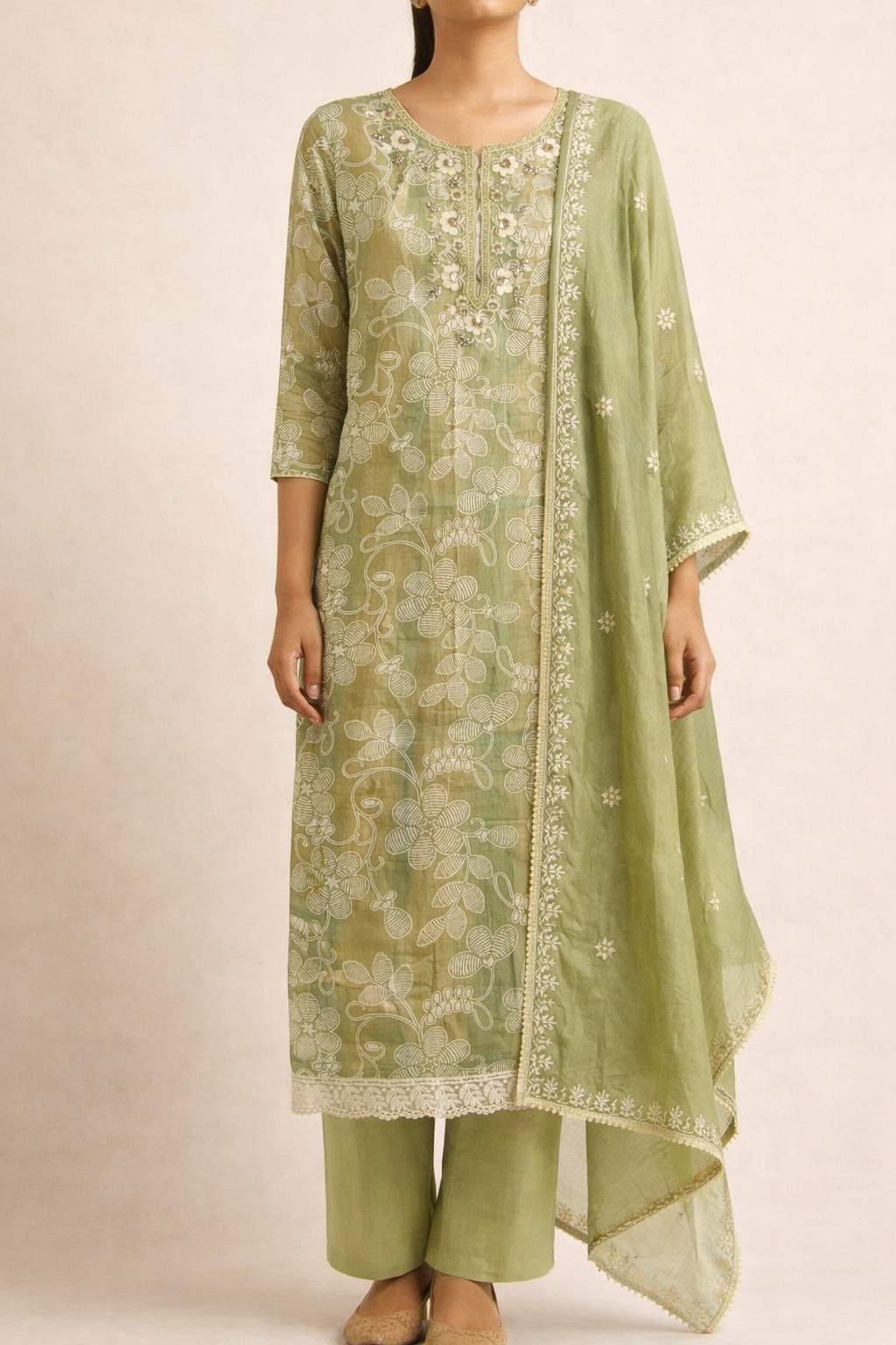 Jaam Cotton Lustre Suit
