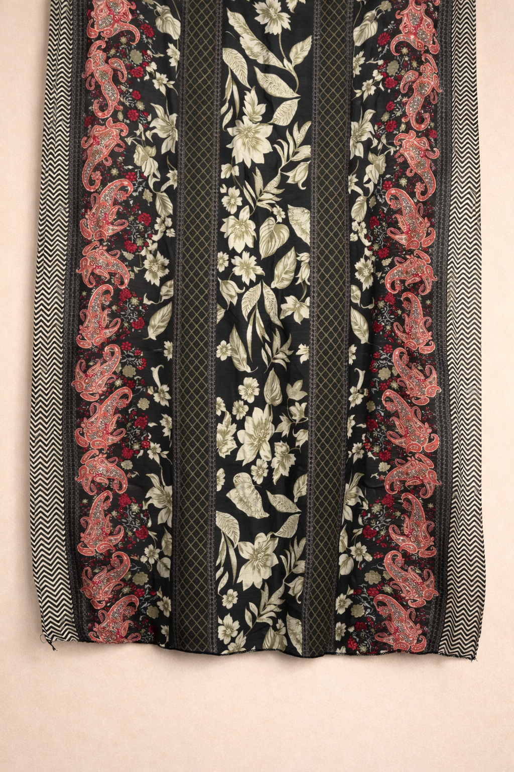 Rangmahal Khatli Satin Unstitched Suit Set