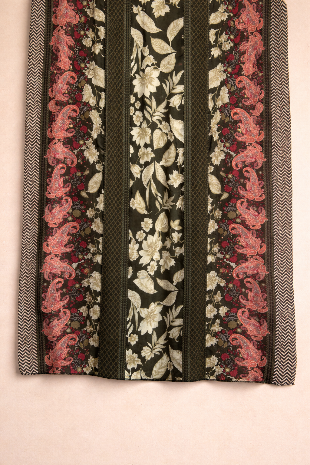 Rangmahal Khatli Satin Unstitched Suit Set