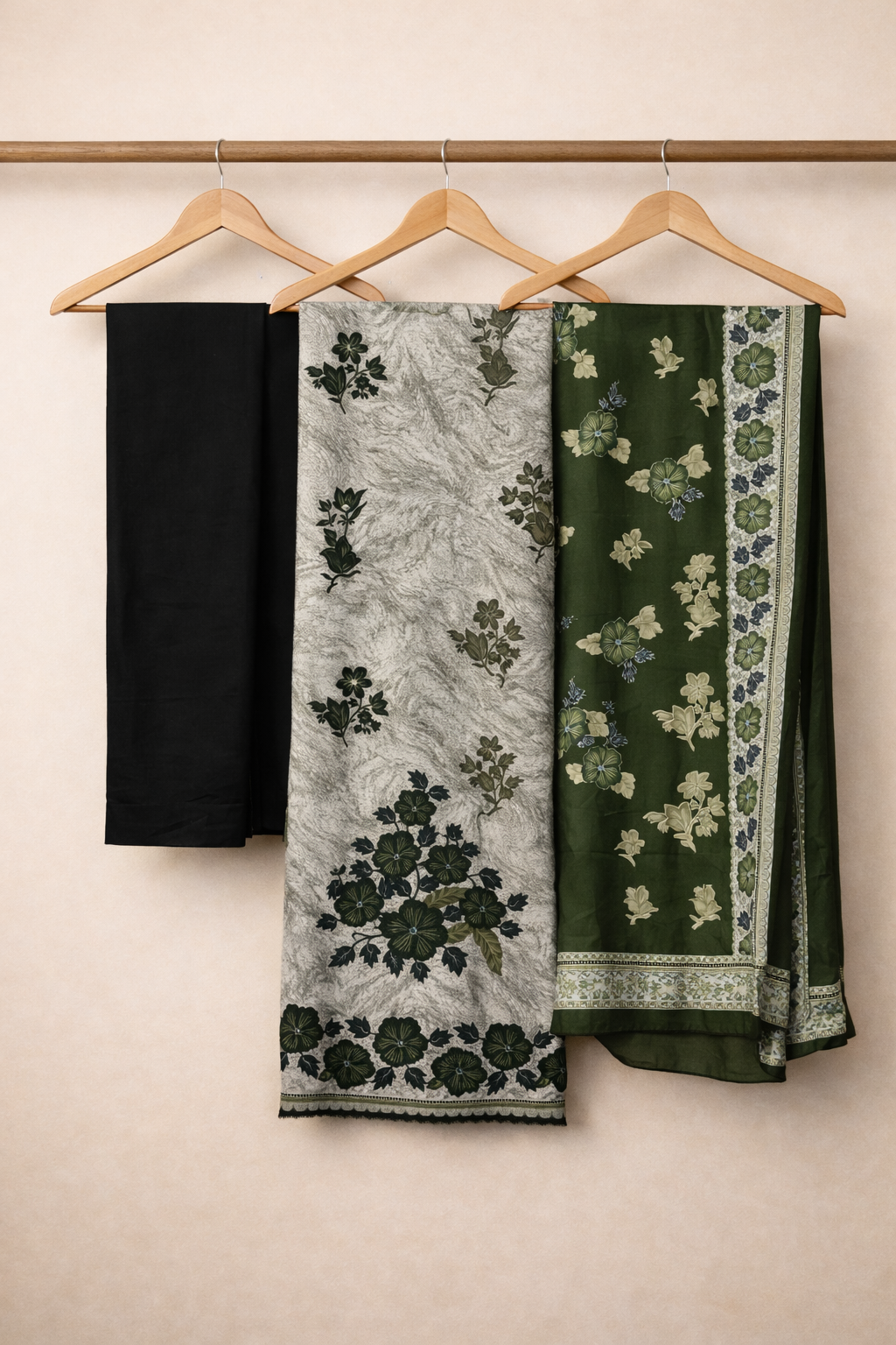 Roman Ethnic Heritage Unstitched Suit Set