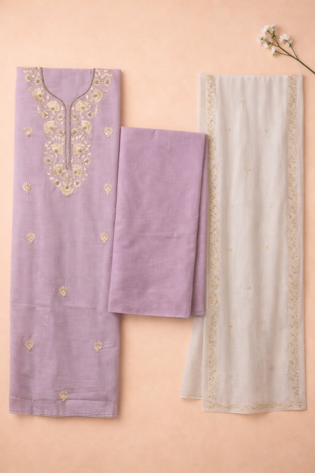 Roman Silk Grandeur Unstitched Suit Set