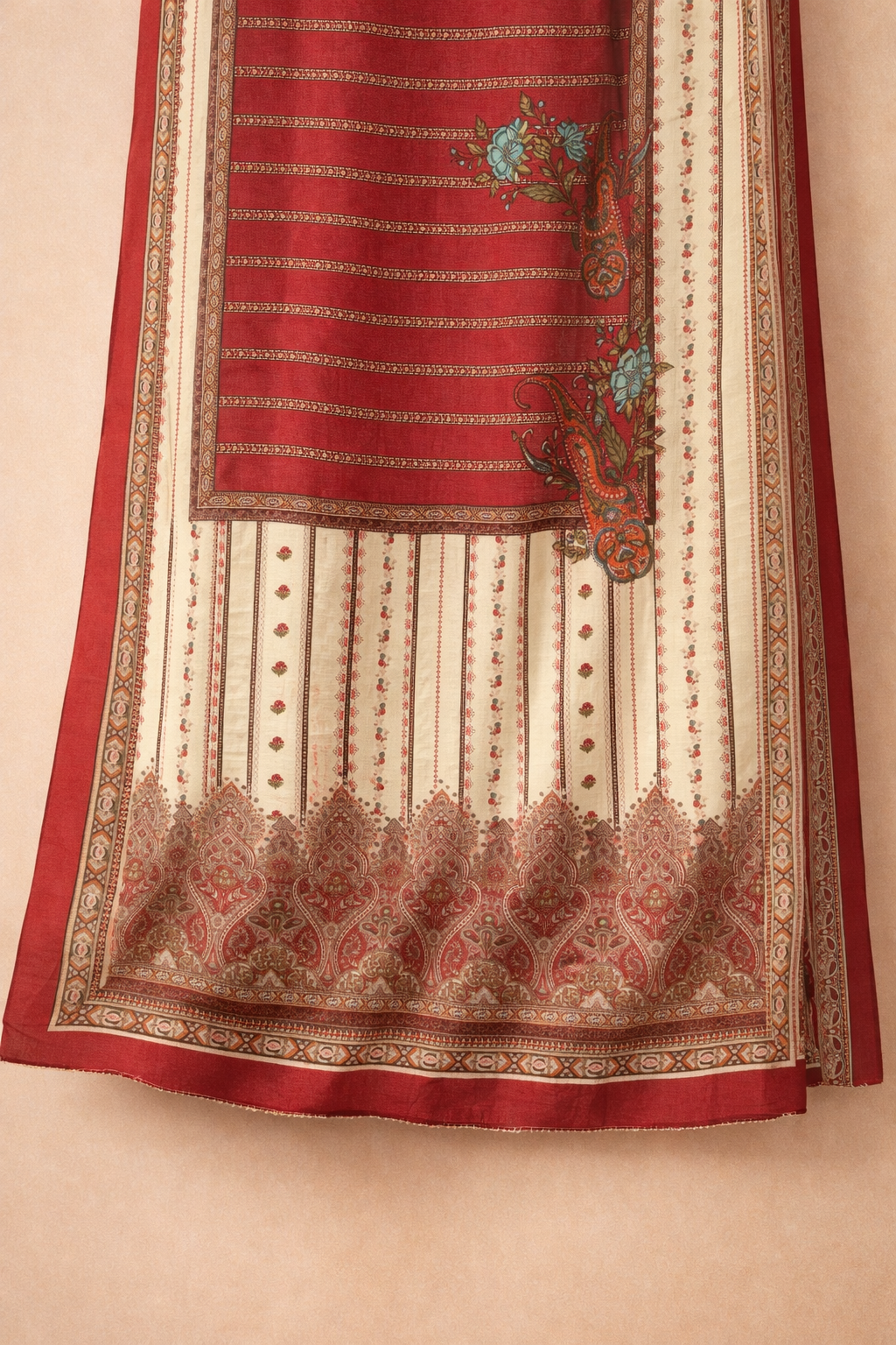 Modal Ari Elegance Unstitched Suit Set