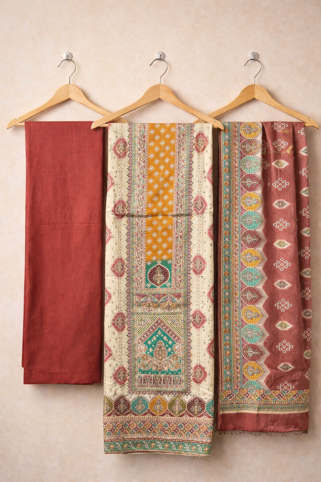 Zam Shimmering Heritage Unstitched Suit Set