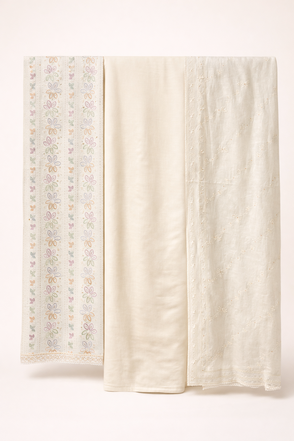 Simmering Cotton Grace Unstitched Suit Set
