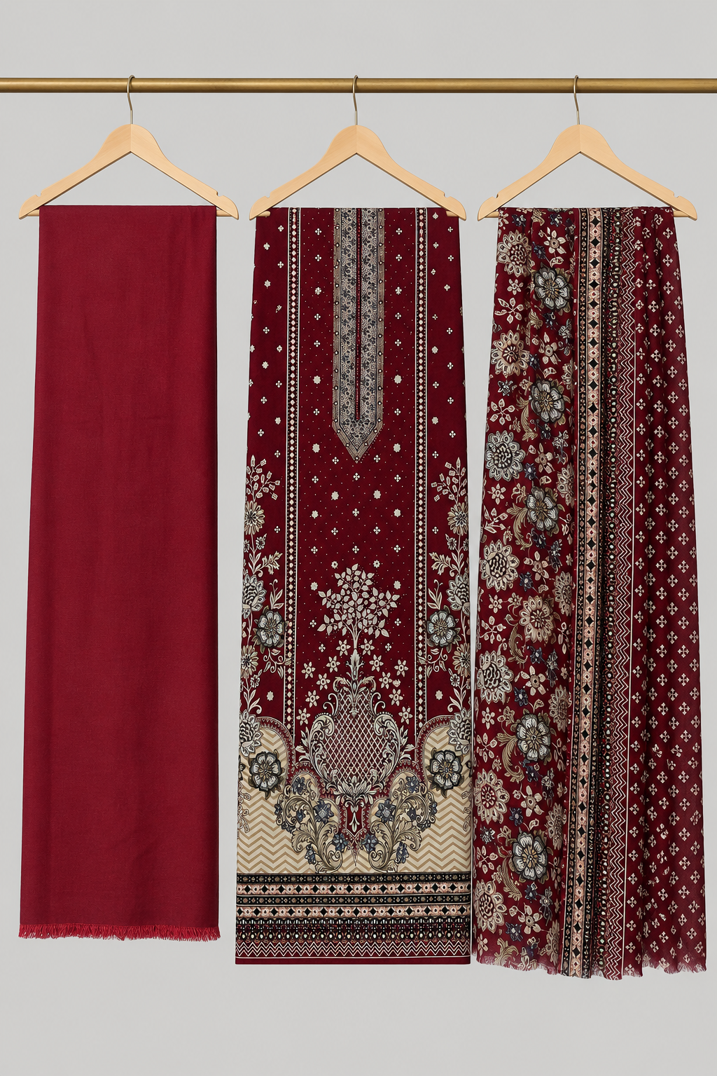 N.G. Runes Rayon Stone Work Dress Material