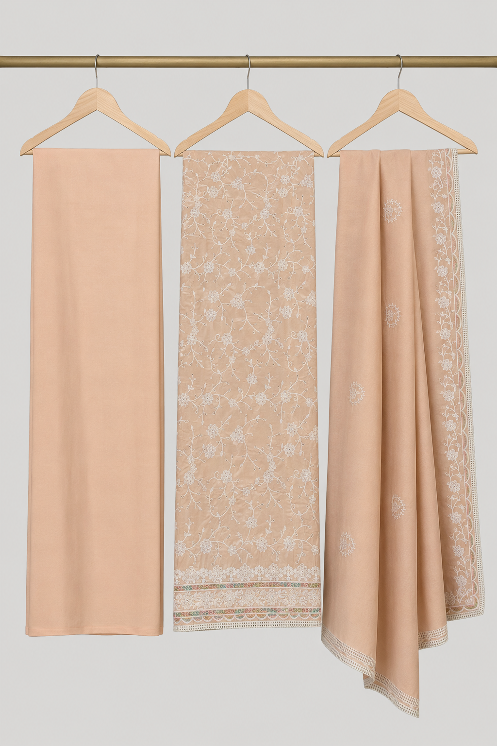 Malika – Cotton Embroidery Suit Set