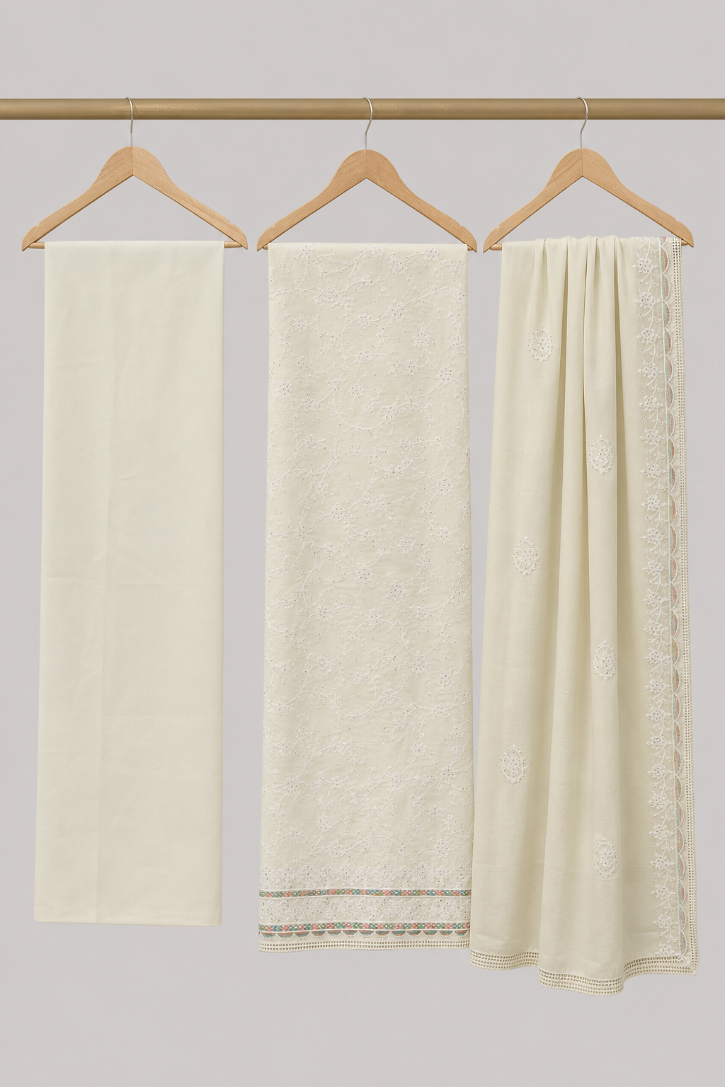 Malika – Cotton Embroidery Suit Set