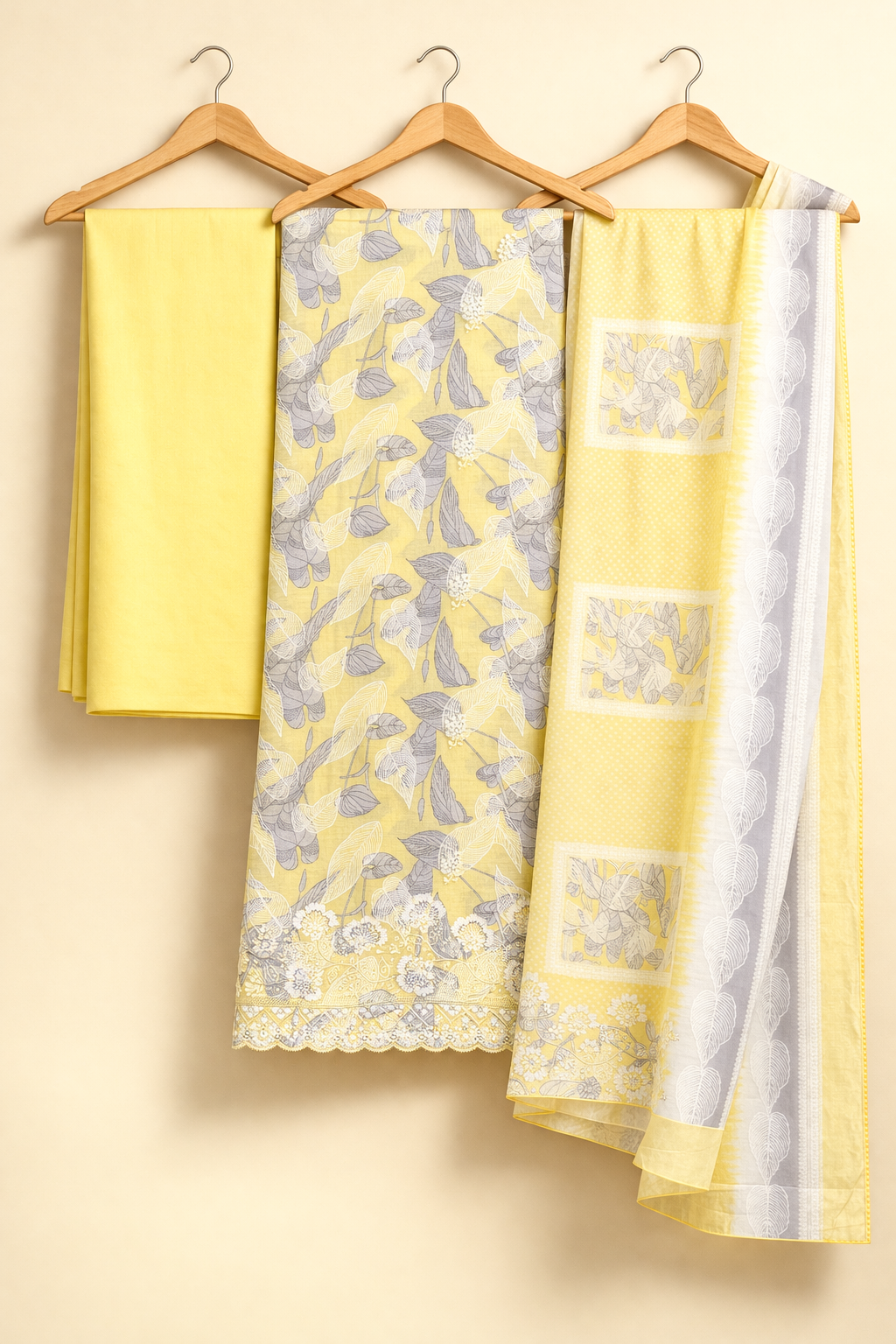 Cambric Cotton – Niyara Unstitched Suit Set