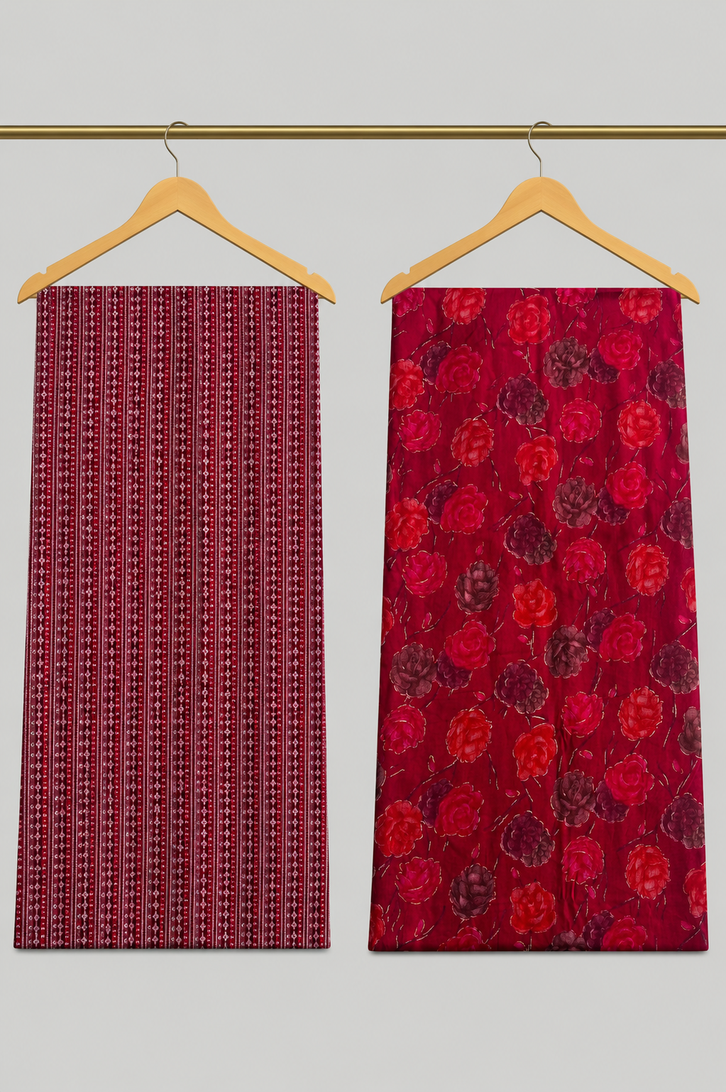 Printed Cotton Two-Piece Kurta Material
